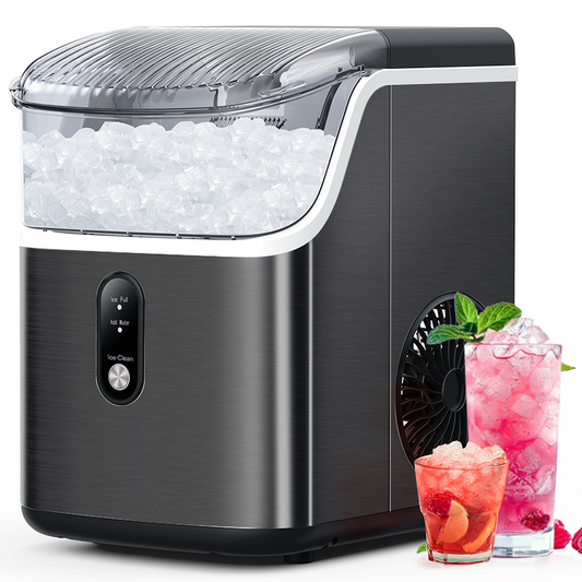 Electactic Stainless Steel Nugget Ice Maker 34Lbs/24H