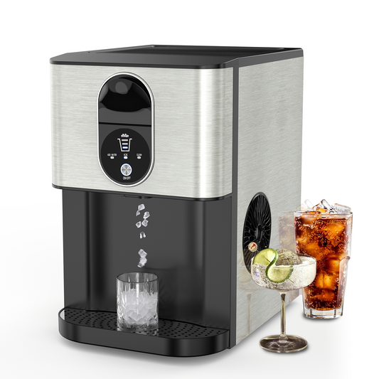 Electactic Stainless Steel Nugget Ice Maker 44Lbs/24H