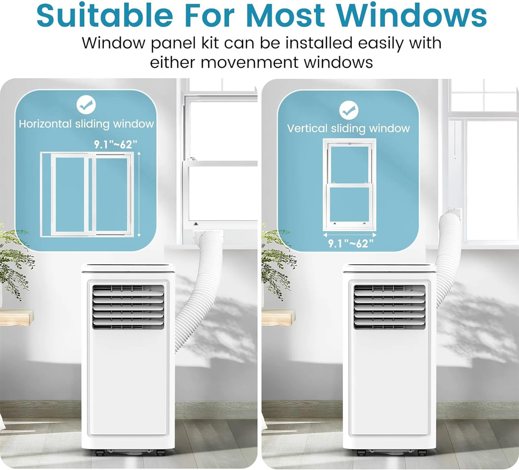 ELECTACTIC Portable Air Conditioner Up to 450 Sq.Ft