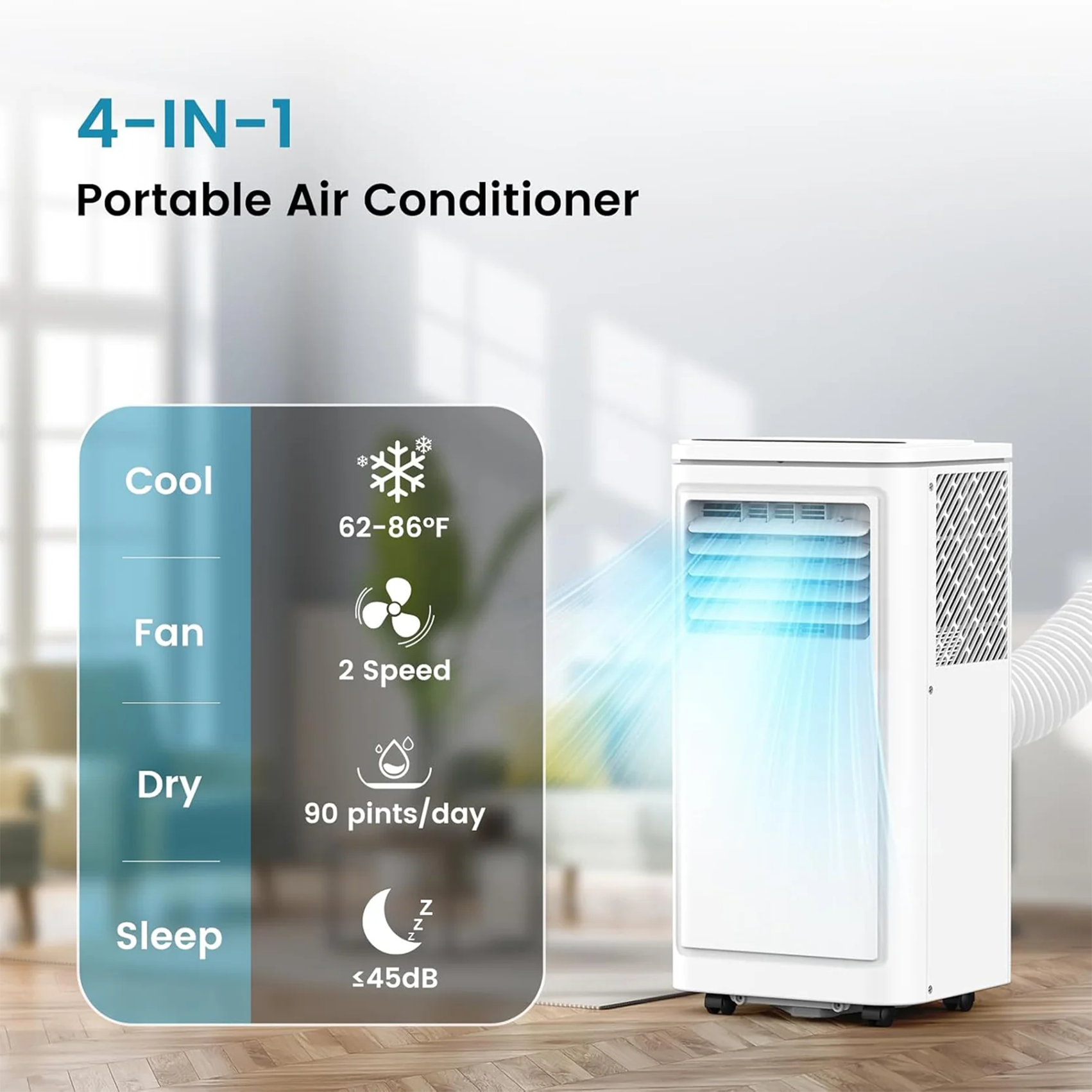 ELECTACTIC 8000 BTU Portable Air Conditioners