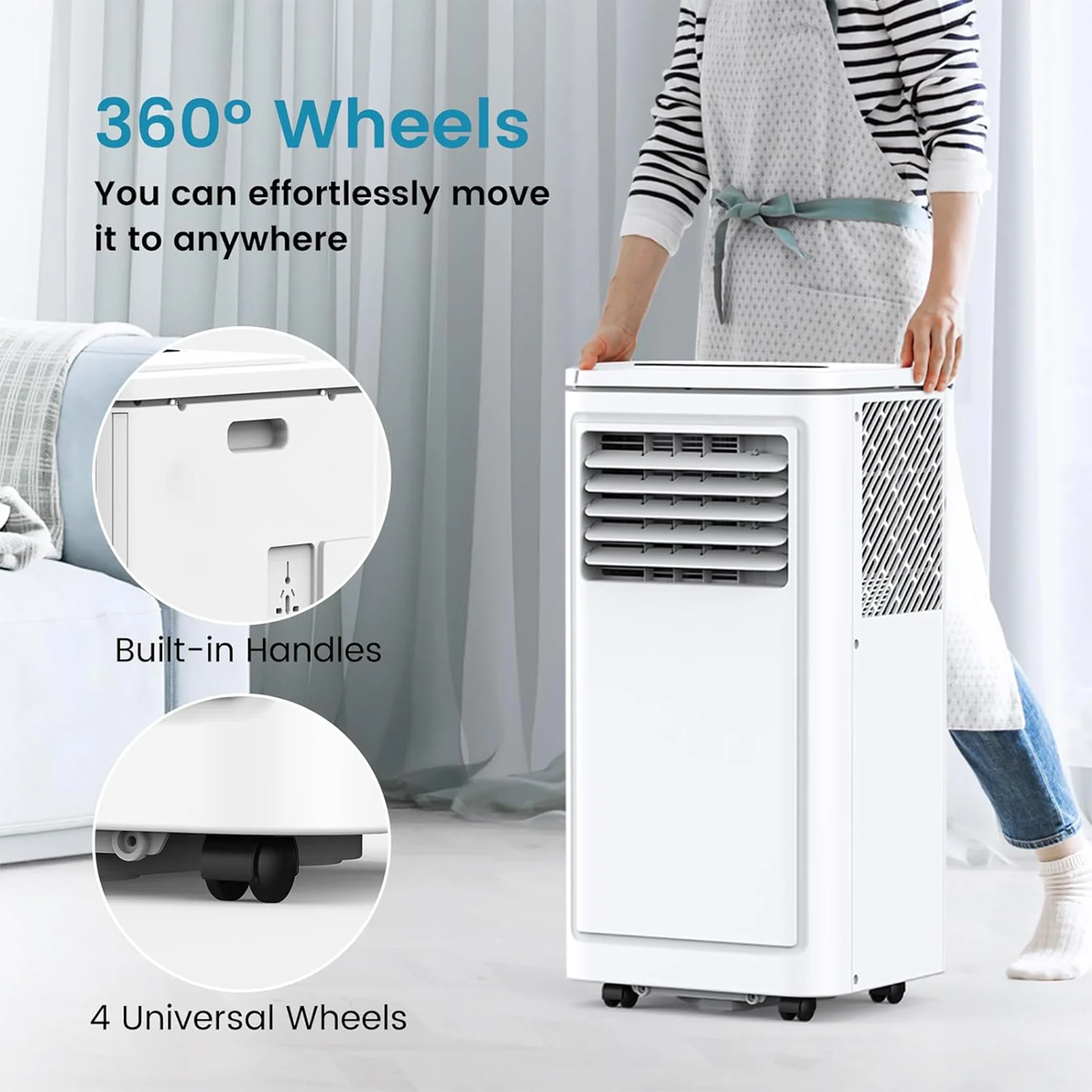 ELECTACTIC 8000 BTU Portable Air Conditioners