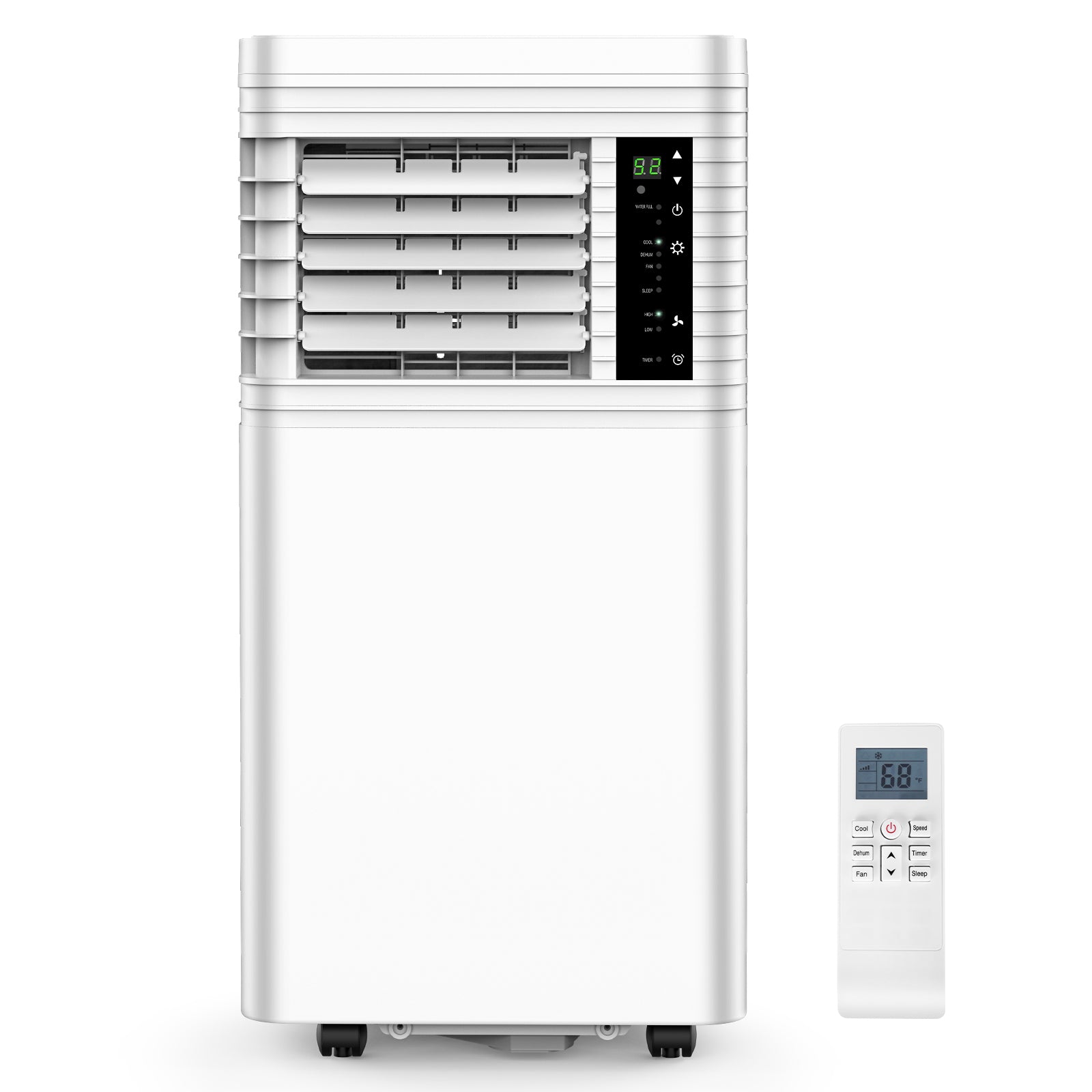 Electactic Portable Air Conditioner 8000/10000 BTU with Remote Control & Window Vent Kit