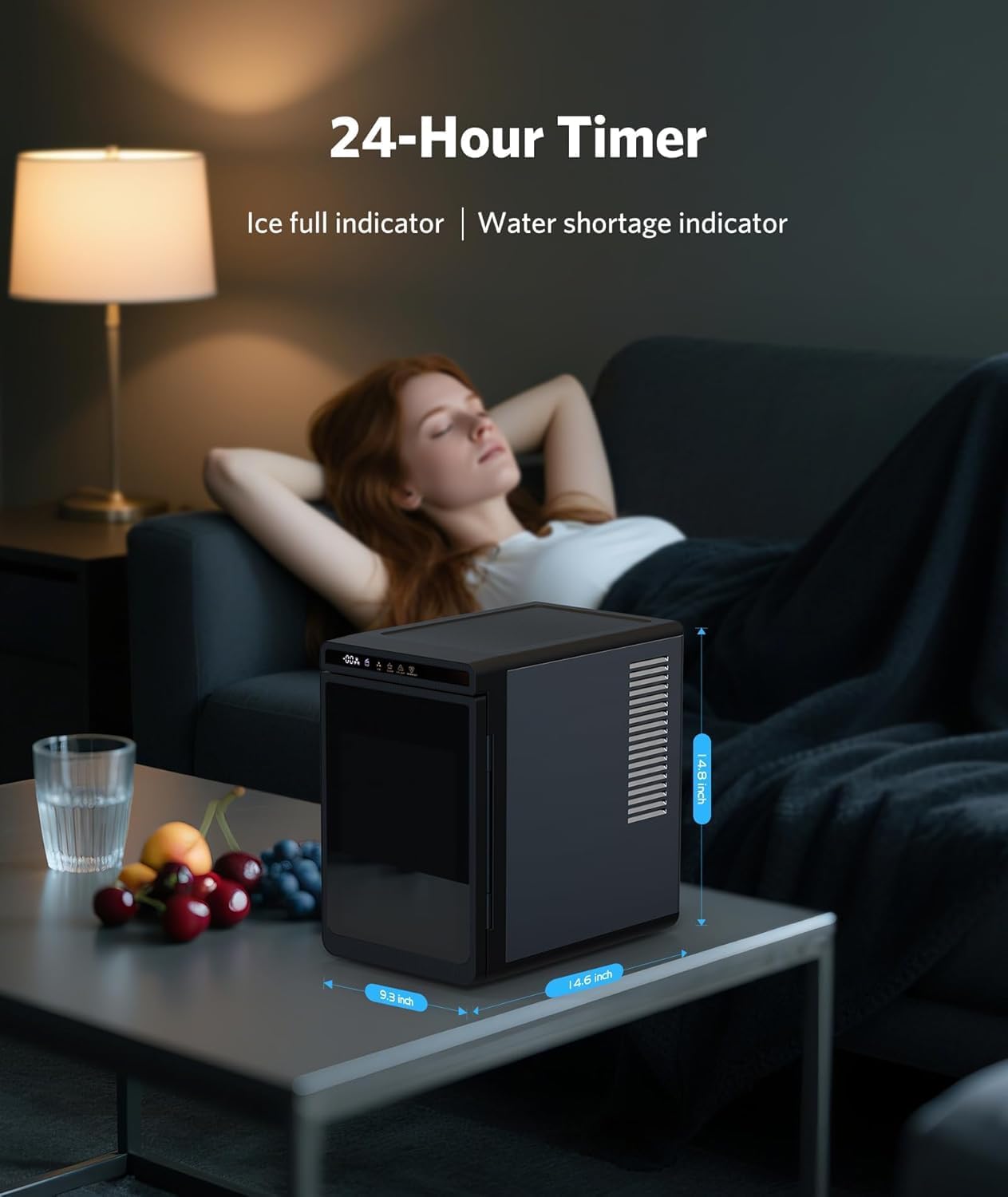 Electactic Quiet Countertop Cube Ice Makers