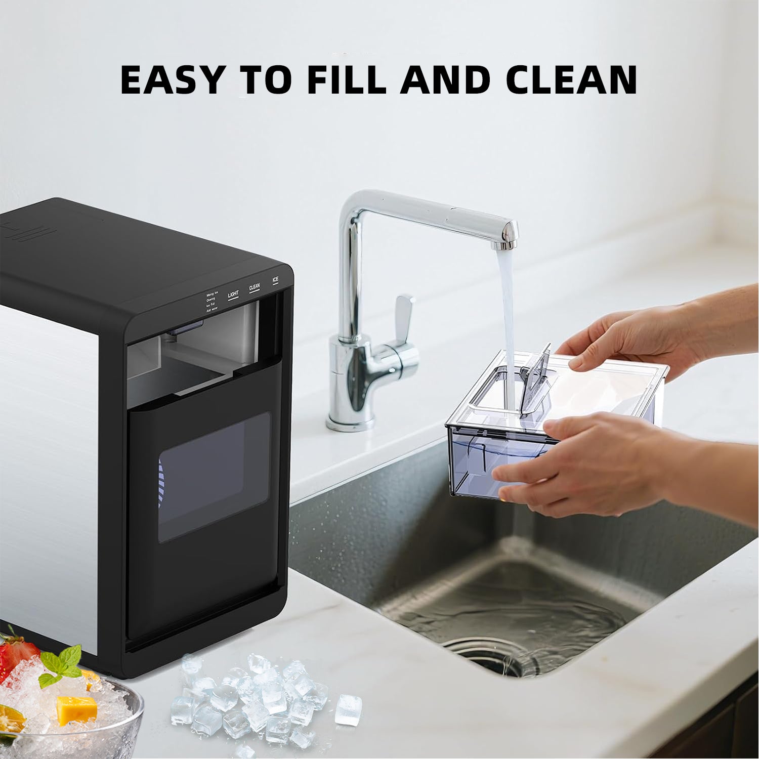 Electactic 44Lbs/Day Nugget Ice Maker