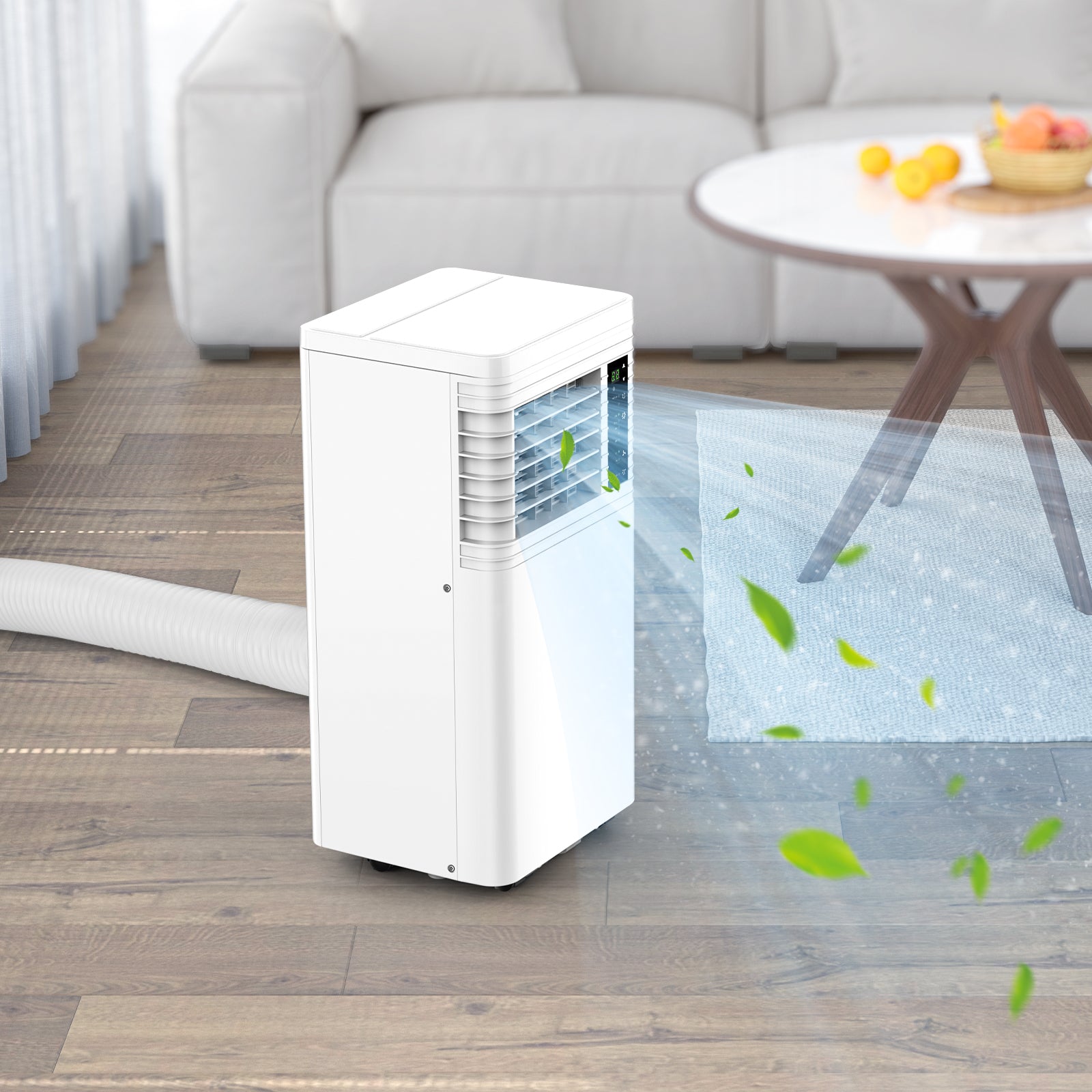 Electactic Portable Air Conditioner 8000/10000 BTU with Remote Control & Window Vent Kit