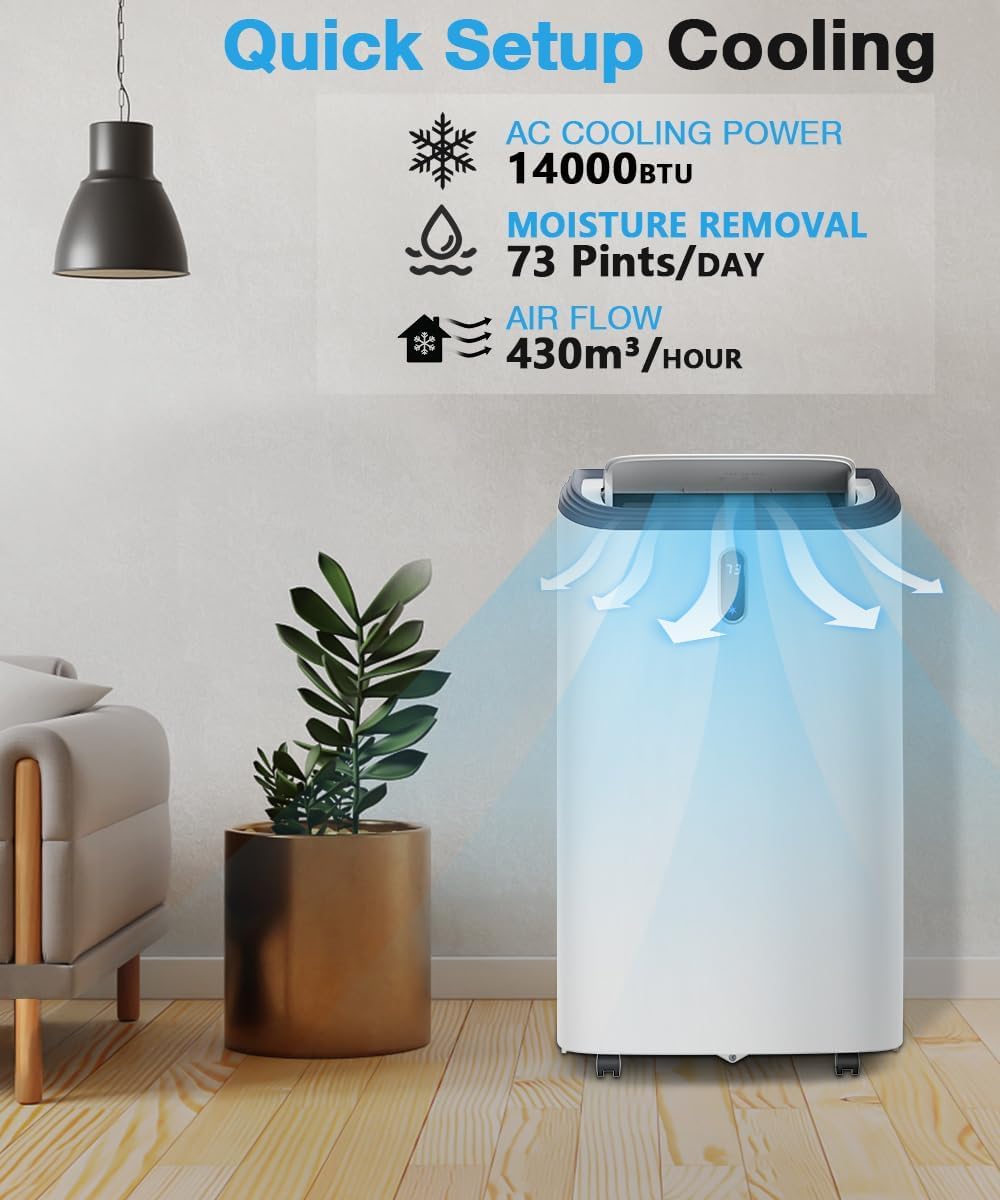 Electactic Portable Air Conditioner 14000 BTU