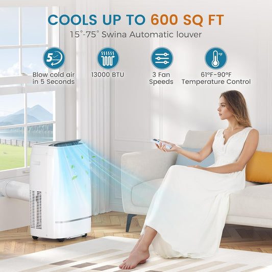 Electactic Portable Air Conditioner 12000-13000 BTU