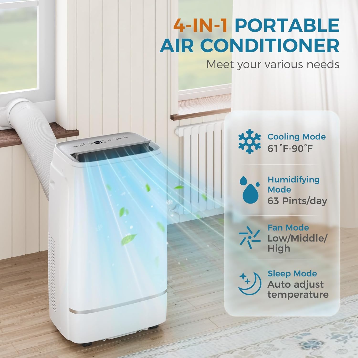 Electactic Portable Air Conditioner 12000-13000 BTU