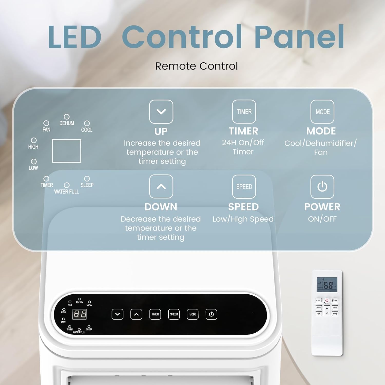 Electactic Portable Air Conditioner 8000 BTU