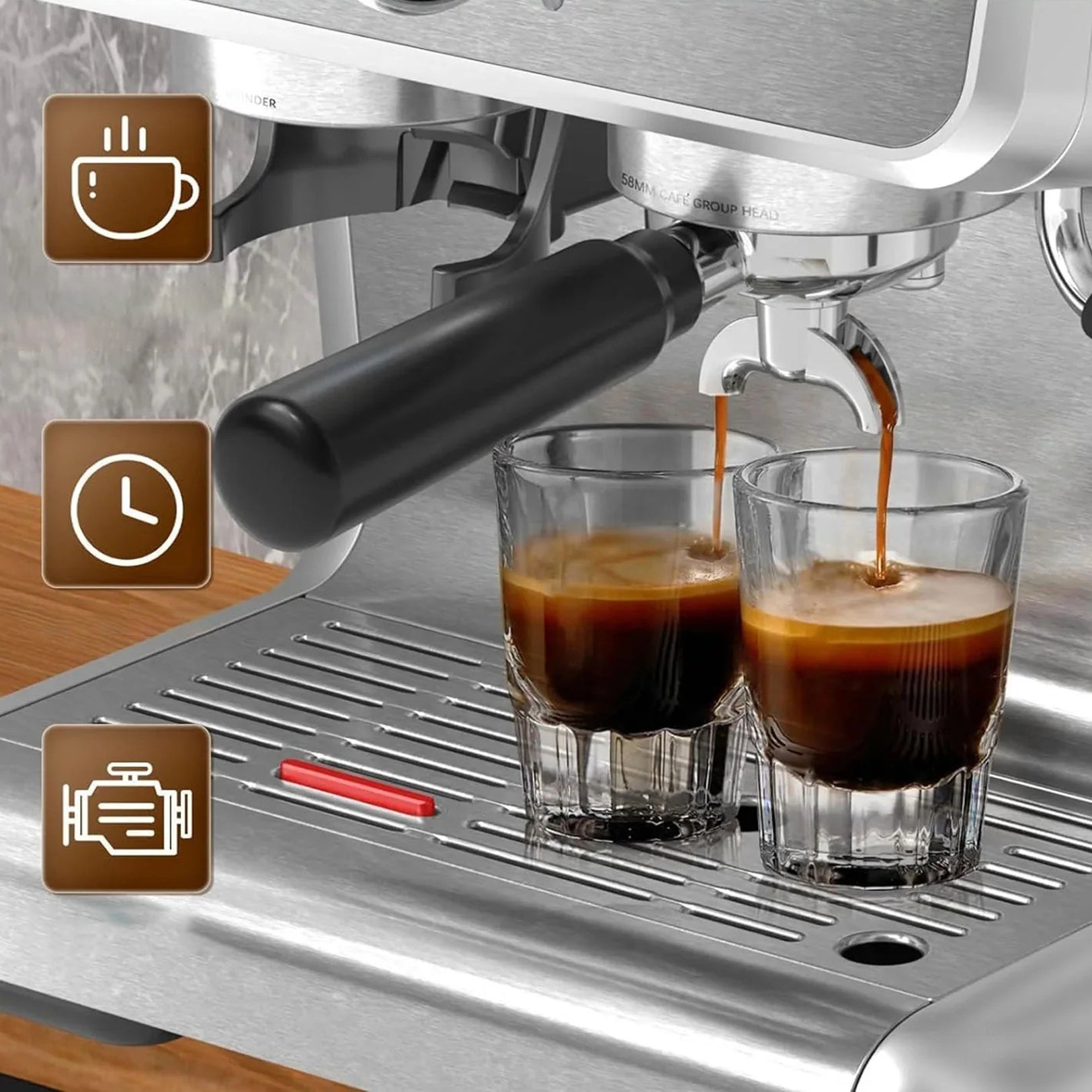 Electactic Espresso Maker 15 Bar