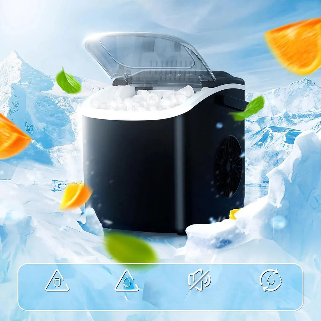 Electactic Portable Bullet Ice Maker 26 lbs/24H