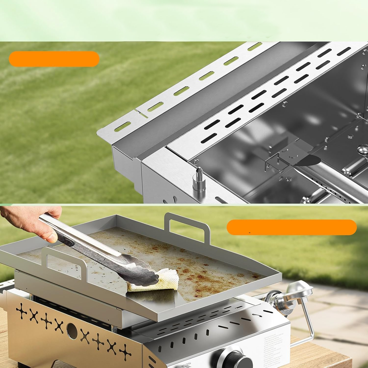 Electactic 18 inch Stainless Steel Tabletop Grill 8000 BUT