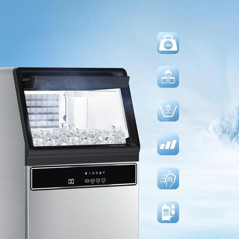 Electactic Commercial Cube Ice Maker 100lbs/24H