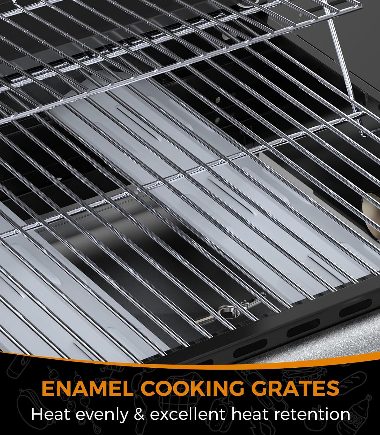 Electactic Portable 2 Burner Propane Gas Grill 2000 BUT