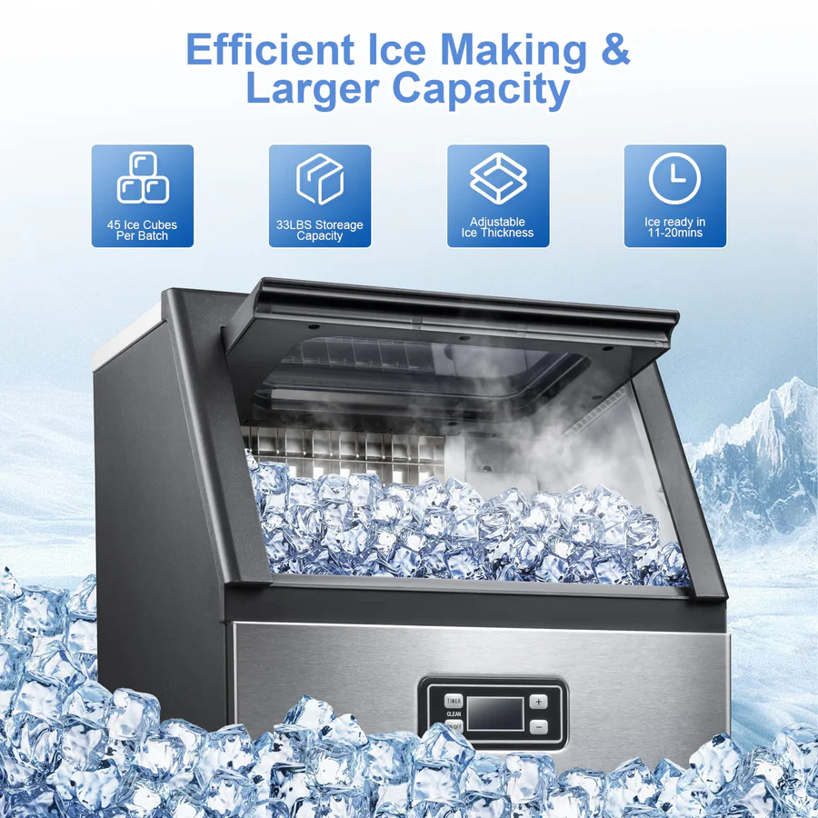 Electactic Commercial Ice Maker 100/200/265lbs/24H