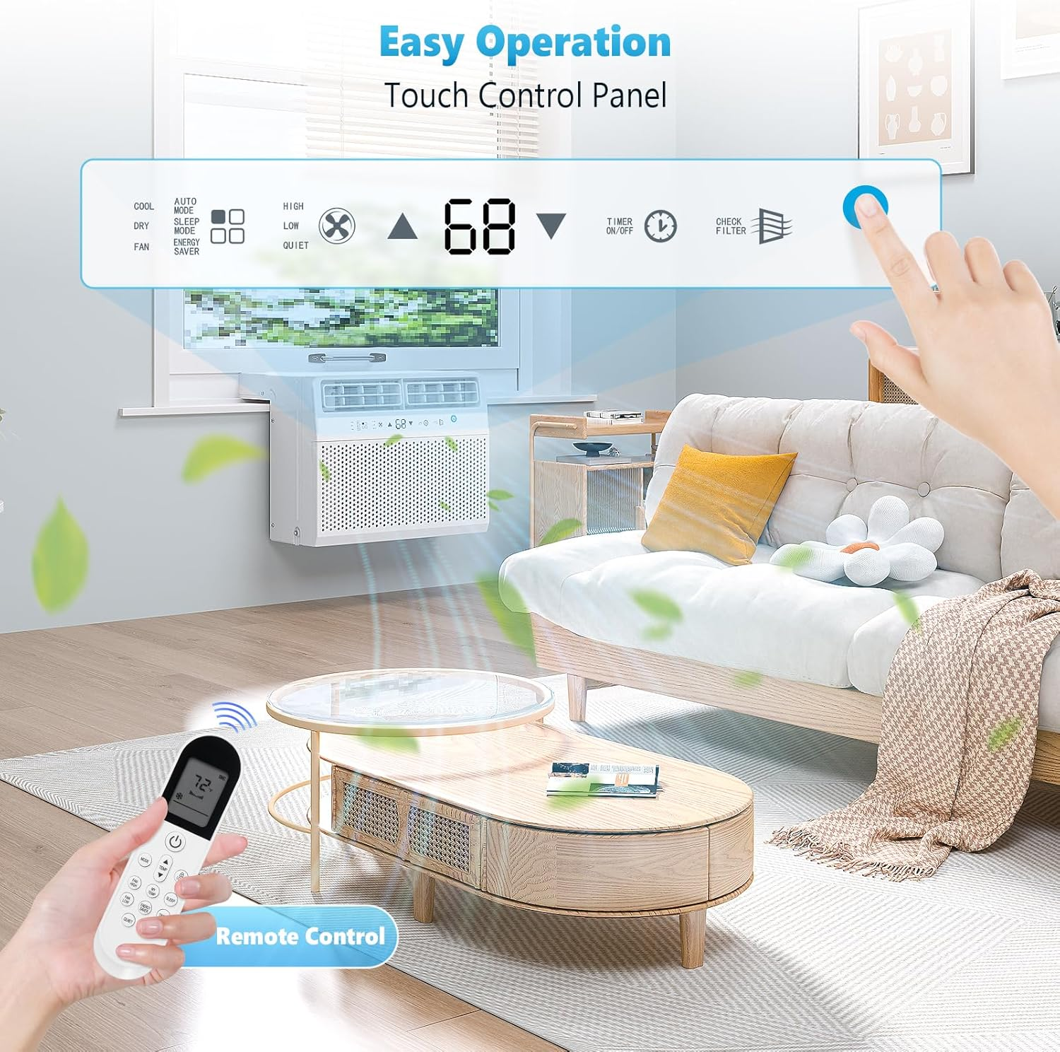 ELECTACTIC U-Shaped Air Conditioner Window