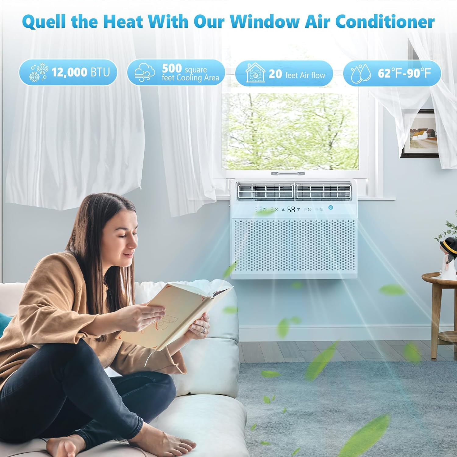 ELECTACTIC U-Shaped Air Conditioner Window