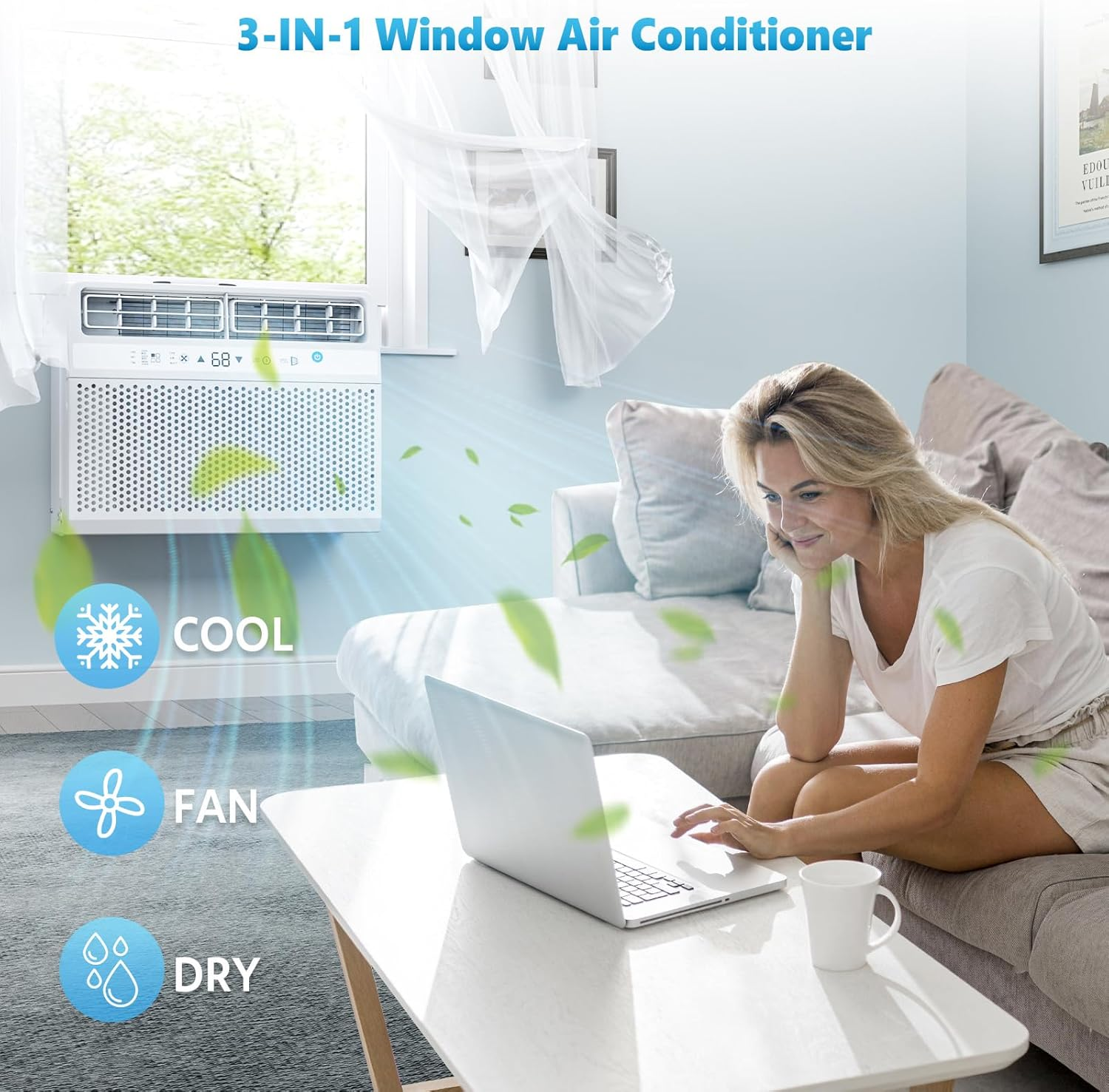 ELECTACTIC U-Shaped Air Conditioner Window