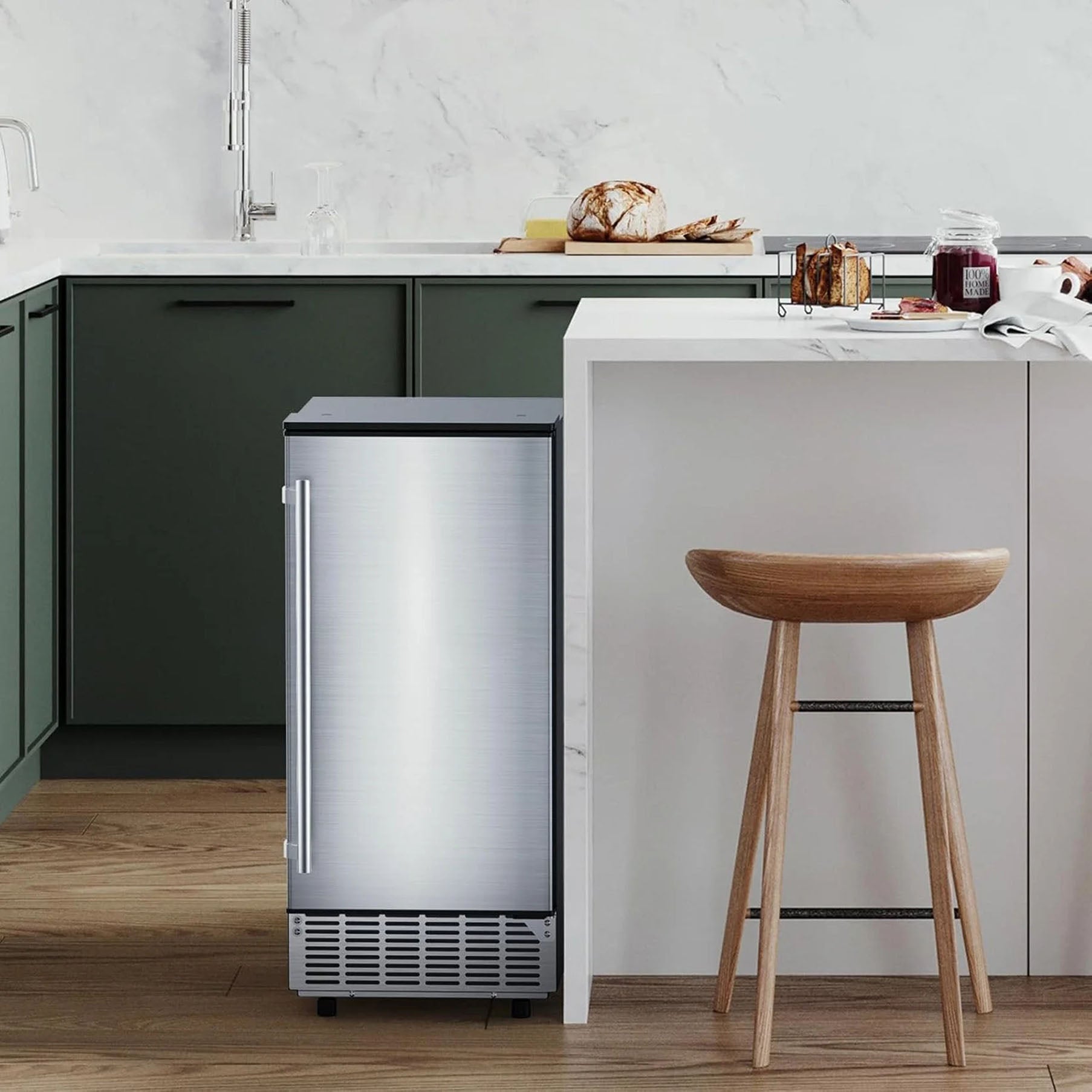 Electactic Commercial Cube Ice Maker 80lbs/24H