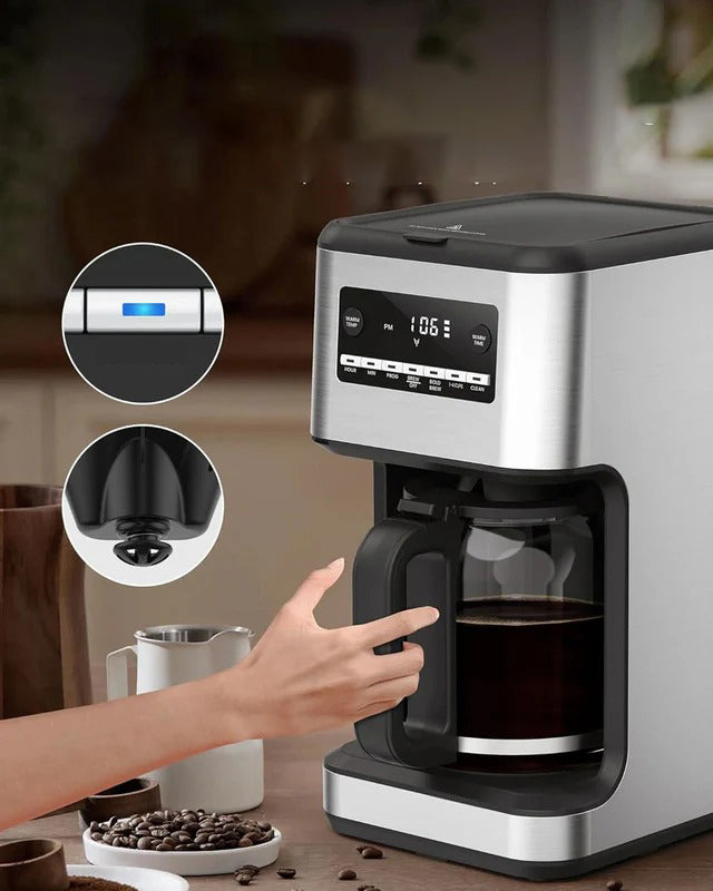 Electactic 4-Hour Programmable Coffee Maker 14-Cup 800W power