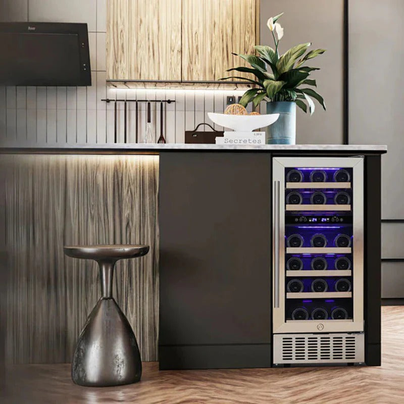 Electactic Beverage Refrigerator Wine Cooler 3 Cu.Ft