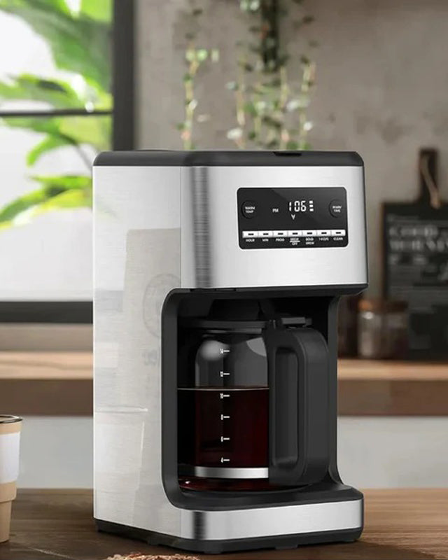 Electactic 4-Hour Programmable Coffee Maker 14-Cup 800W power