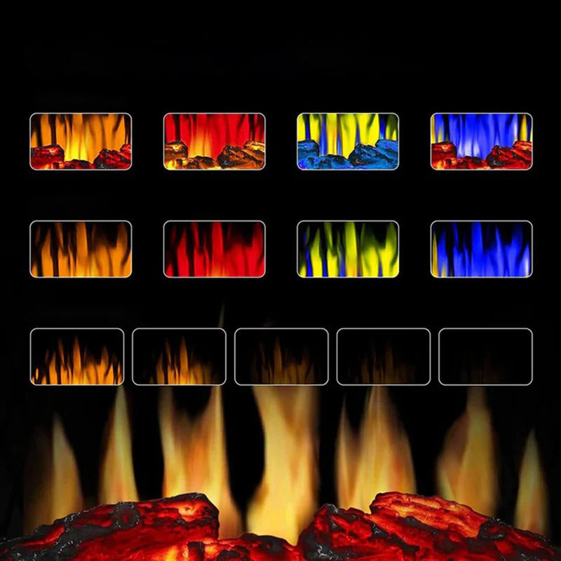 Electactic Electric Fireplace Stove Heater with 3D Logs