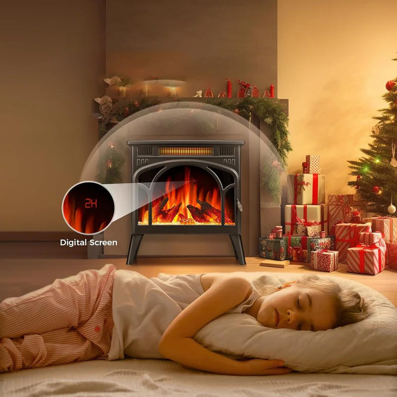Electactic Electric Fireplace Stove 500/1500W Crystal