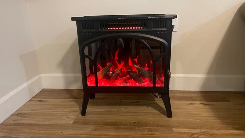Electactic Electric Fireplace Stove 500/1500W Crystal