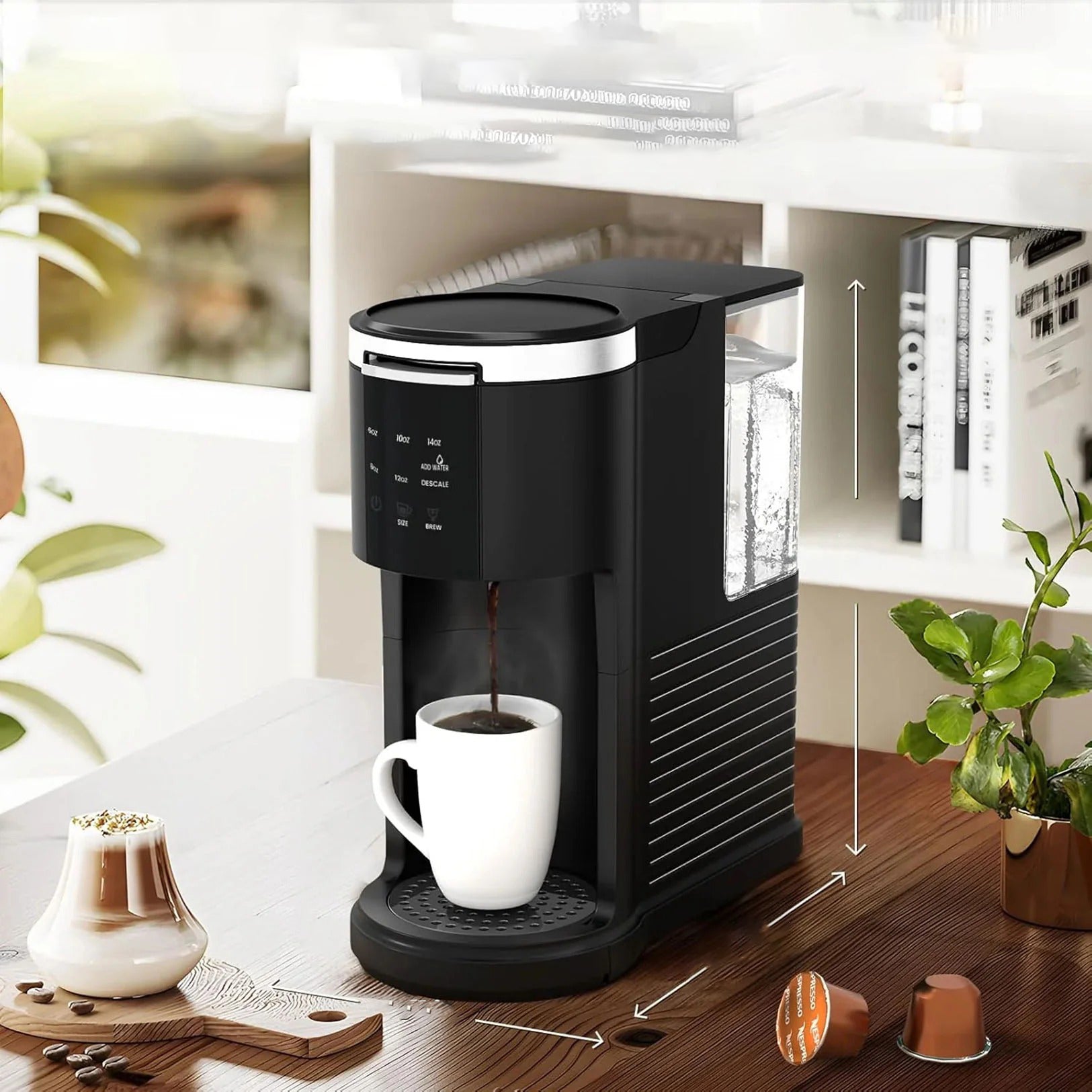 Electactic Single Serve Coffee Maker 14oz