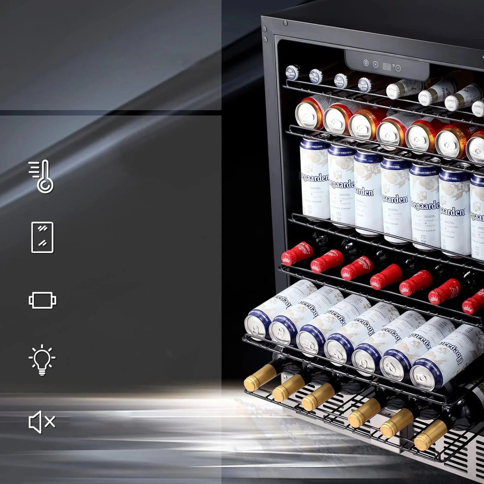 Electactic Beverage Refrigerator Cooler 5.1 Cu.Ft