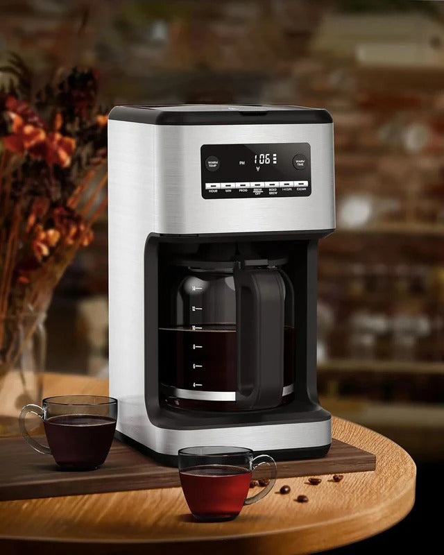 Electactic 4-Hour Programmable Coffee Maker 14-Cup 800W power