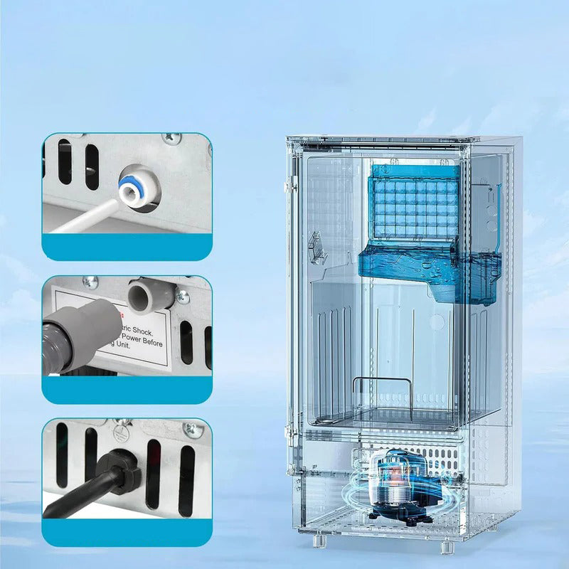 Electactic Commercial Cube Ice Maker 80lbs/24H