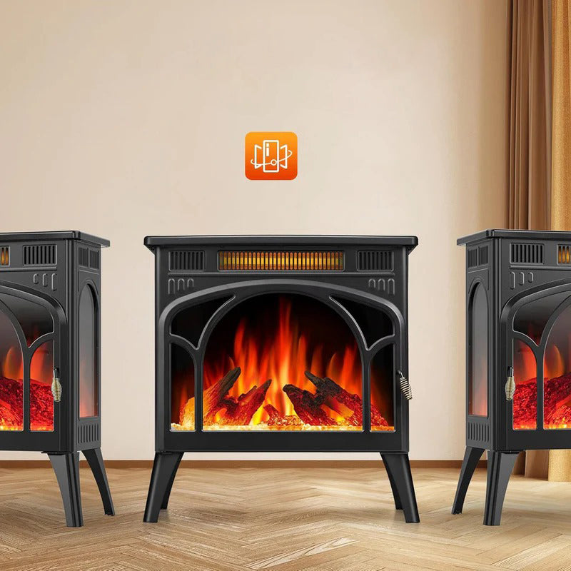 Electactic Electric Fireplace Stove 500/1500W Crystal